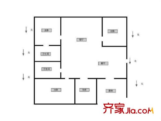 太原 北辰華苑 戶型圖