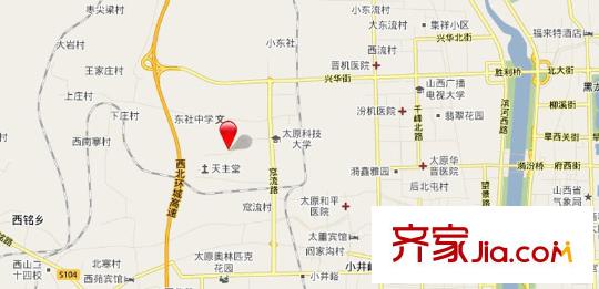 陽光麗景花園交通圖