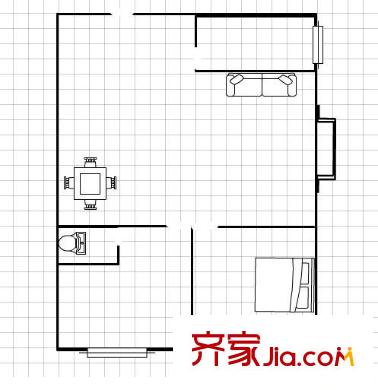 親賢苑 2室 戶型圖