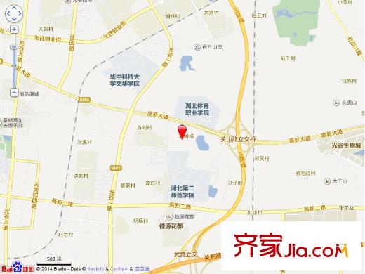 國創(chuàng)光谷上城交通圖
