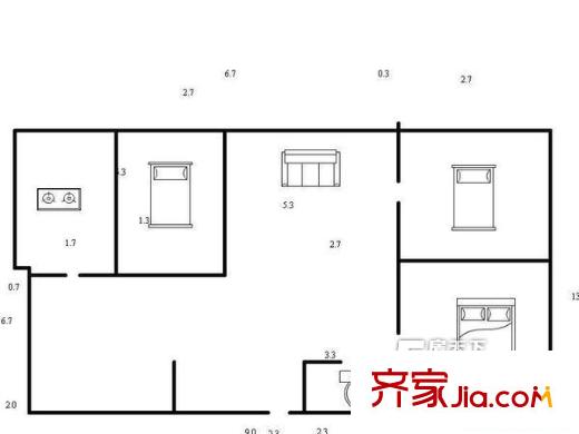 太原 匯秀苑 戶型圖