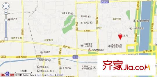 匯秀苑交通圖太原  