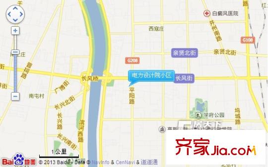 電力設(shè)計(jì)院小區(qū)交通圖太原  