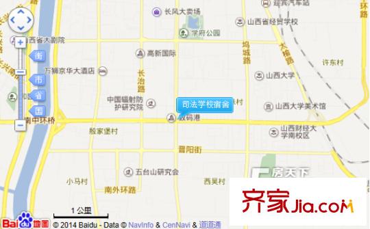 司法學(xué)校宿舍交通圖太原  
