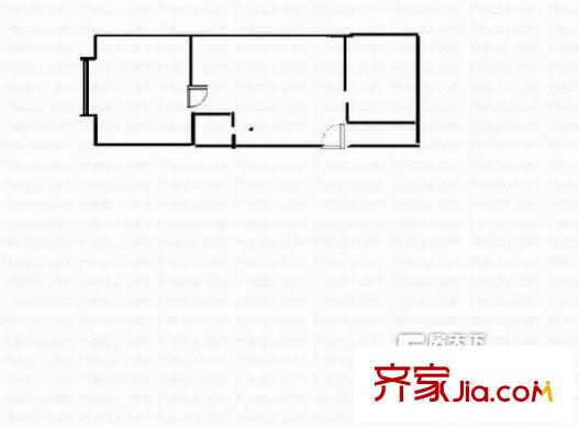 太原 解放南路網(wǎng)通宿舍 戶型圖