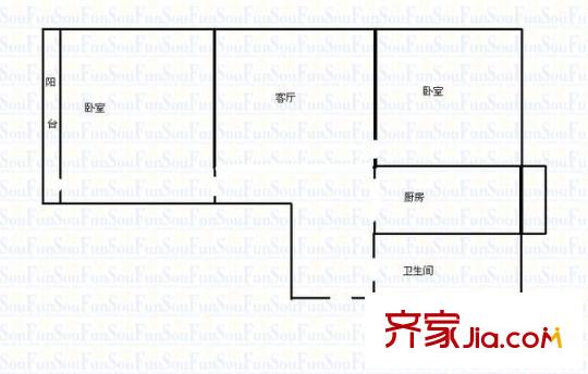 敦化坊公交宿舍 戶型圖