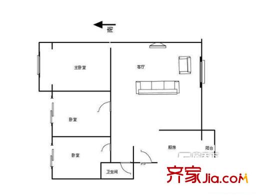太原 魚(yú)池街外貿(mào)宿舍 戶(hù)型圖