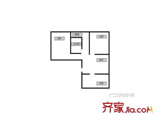 太原 魚(yú)池街外貿(mào)宿舍 戶(hù)型圖
