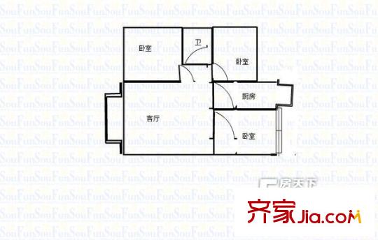 太原 奶生堂小區(qū) 戶型圖