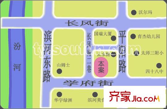 晶泰苑交通圖區(qū)位圖
