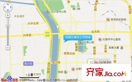 迎澤區(qū)煤運(yùn)公司宿舍交通圖太原  