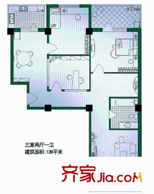 太原 世紀嘉園 戶型圖