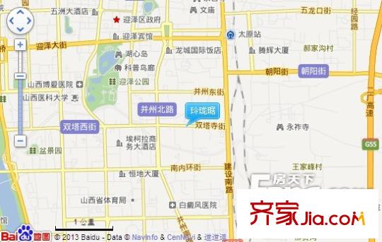 玲瓏琚交通圖太原  