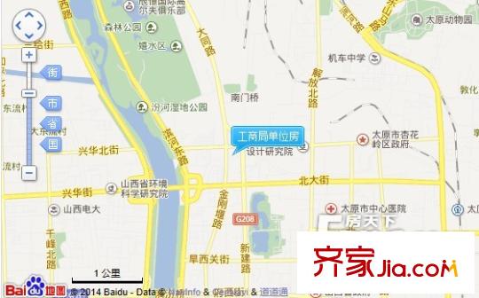 工商局單位房交通圖太原  