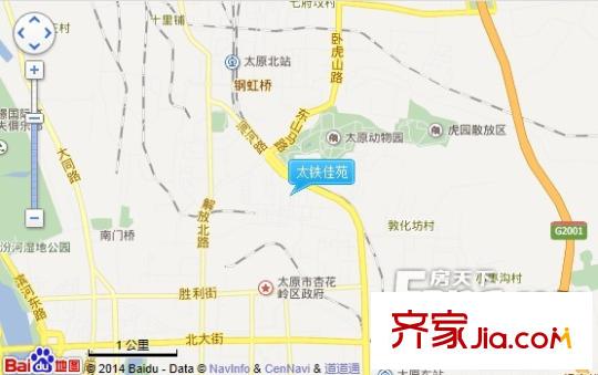 太鐵佳苑交通圖太原  