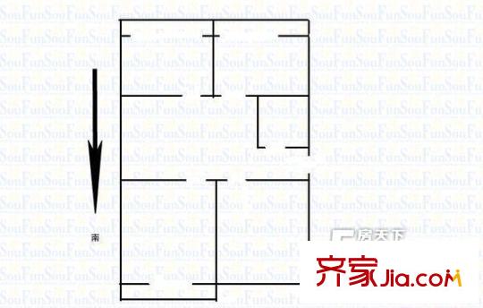 太原 二輕局宿舍 戶型圖