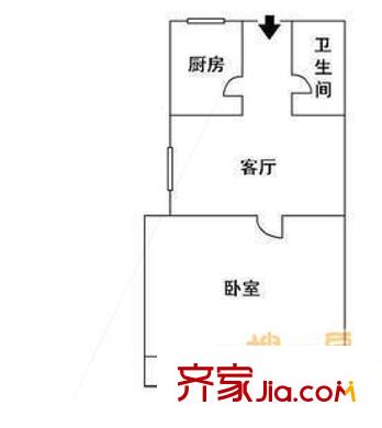 太原 國師街省工會宿舍 戶型圖
