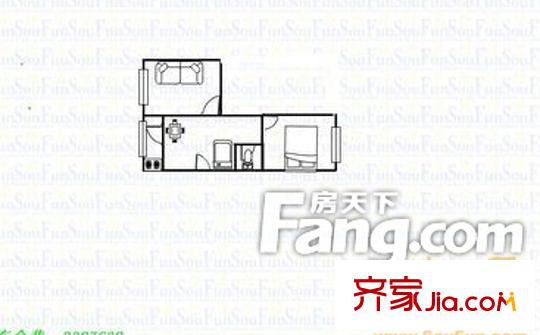 太原 國師街省工會宿舍 戶型圖