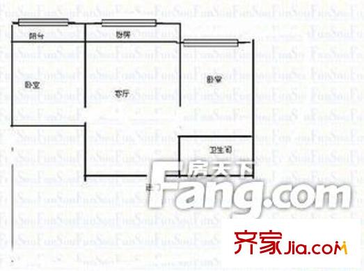 太原 狄公公寓 戶型圖