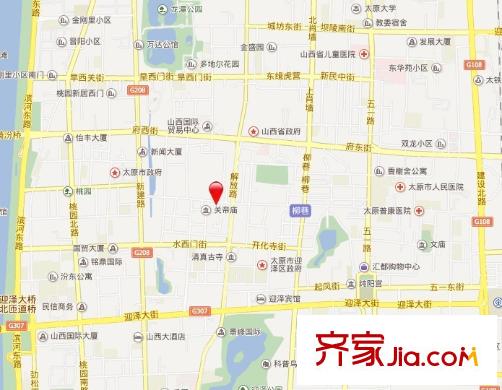 電子研究設計院宿舍交通圖太原  