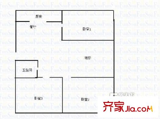 太原 鐵路宿舍 戶(hù)型圖