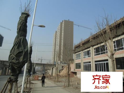 春天花園實(shí)景圖工地（20130131）