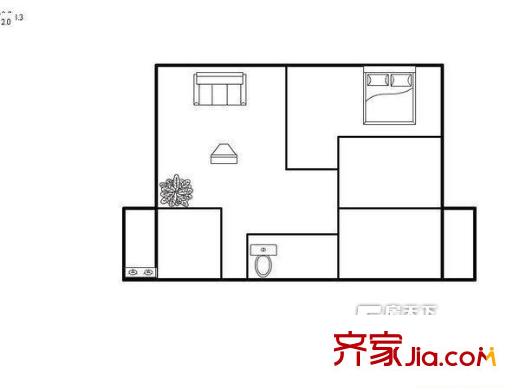 太原 濱東嘉園 戶型圖