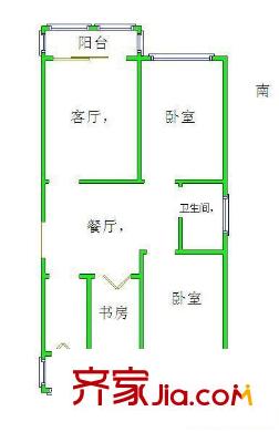 太原 濱東嘉園 戶型圖
