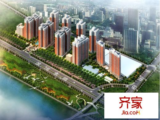 濱東嘉園外景圖太原  