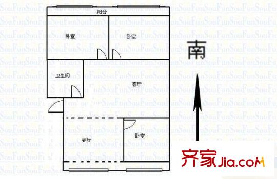 太原 北國名宅 戶型圖