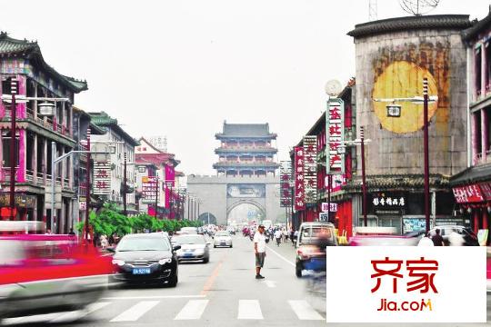 巴黎大街外景圖太原  