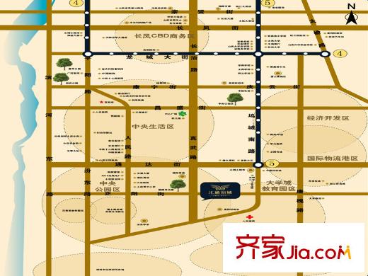 匯通麗城交通圖太原  