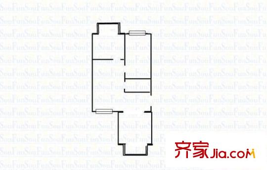 63軍西院 0室 戶型圖