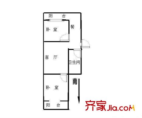 太原 中煤七處宿舍 戶型圖