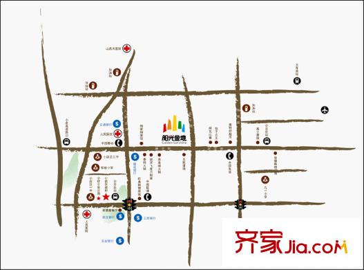陽光金地交通圖