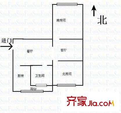 太原 營西街機床廠宿舍 戶型圖