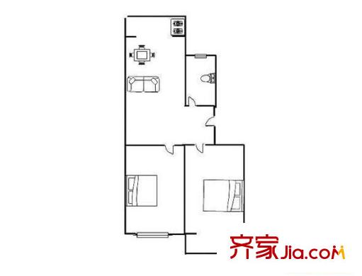 太原 煤炭廳宿舍 戶型圖