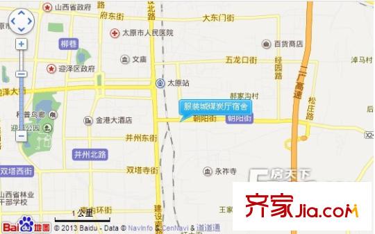煤炭廳宿舍交通圖太原  