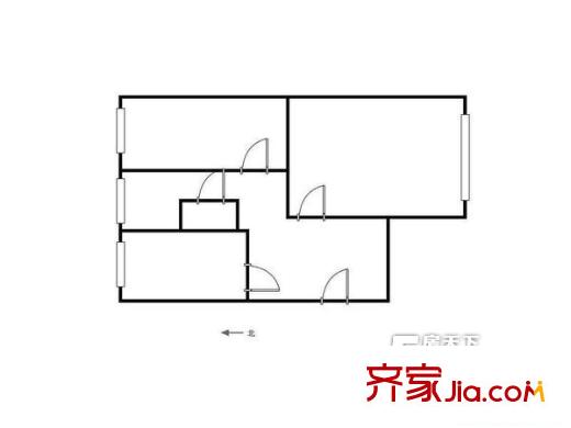 太原 服裝城電力開關(guān)廠宿舍 戶型圖