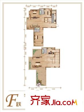 中正花園二期戶(hù)型圖_F-01戶(hù)型 5室2廳2衛(wèi)1廚