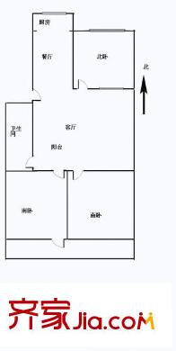 育陽小區(qū) 3室 戶型圖