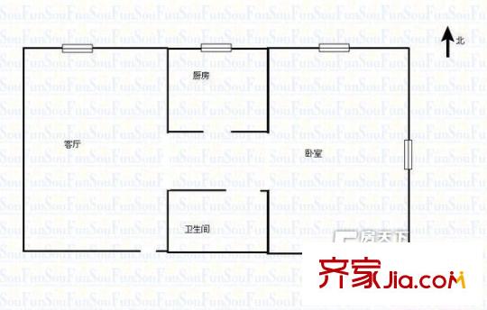 太原 太原市交通局宿舍 戶型圖