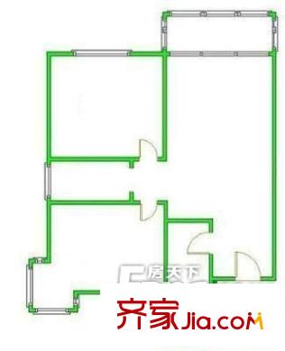 太原 太原市交通局宿舍 戶(hù)型圖