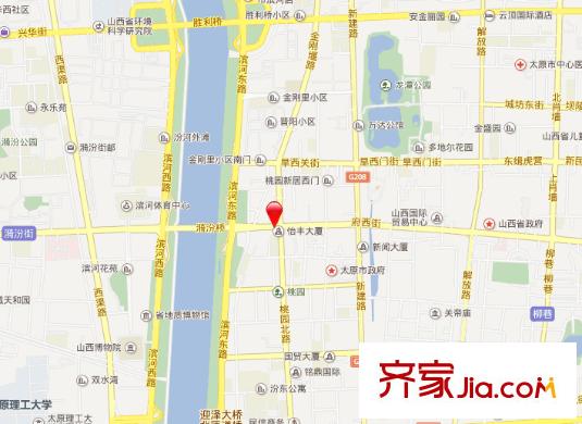 青年宮宿舍樓交通圖太原  