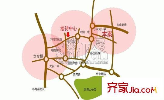 香榭麗景交通圖