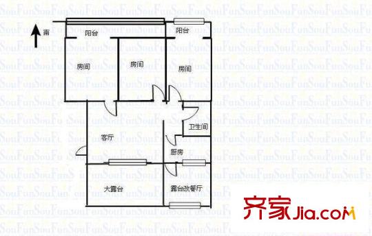 太原 香榭麗景 戶型圖