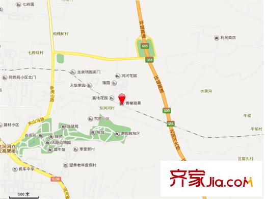 香榭麗景交通圖