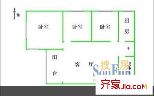 太原 杏林園 戶(hù)型圖