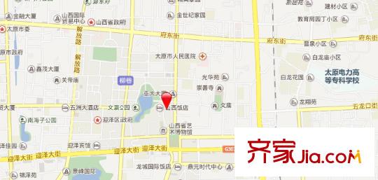 文化局宿舍交通圖太原  