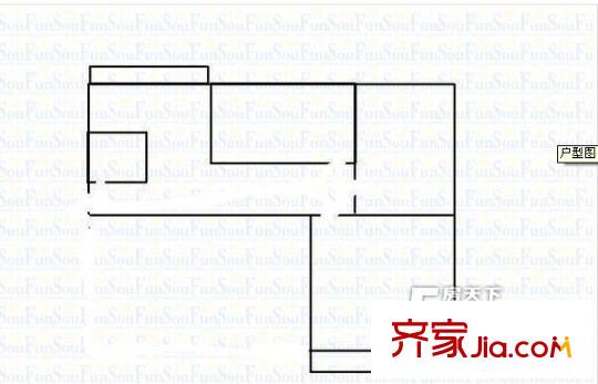太原 五一大樓宿舍 戶型圖